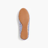 Girls' glitter Mary Janes with elastic strap