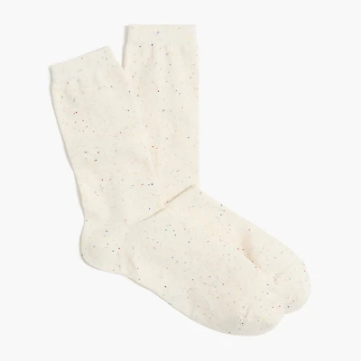 Flecked trouser socks