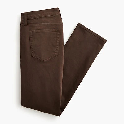 Straight-fit garment-dyed five-pocket pant