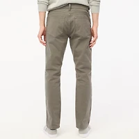 Straight-fit garment-dyed five-pocket pant