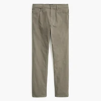 Straight-fit garment-dyed five-pocket pant
