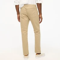 Straight-fit garment-dyed five-pocket jean