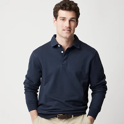 Rugby pullover sweatshirt