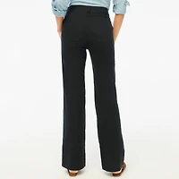 Lizzie high-rise patch-pocket wide-leg pant