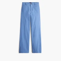 Lizzie high-rise patch-pocket wide-leg pant