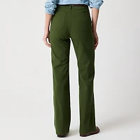Lizzie high-rise patch-pocket wide-leg pant