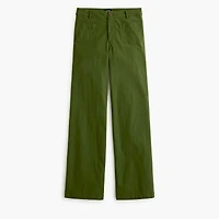 Lizzie high-rise patch-pocket wide-leg pant