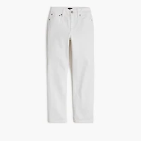 Curvy essential straight white jean all-day stretch