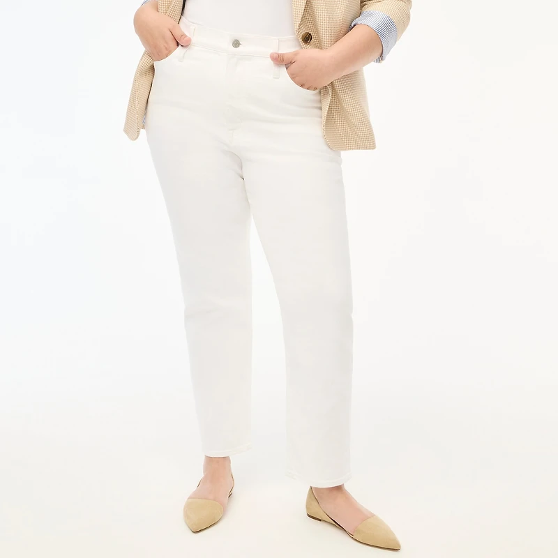 Tall essential straight white jean all-day stretch