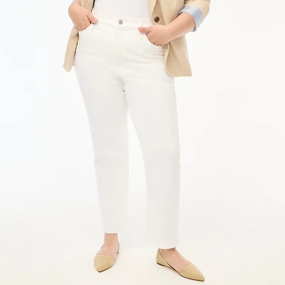 Tall essential straight white jean all-day stretch