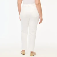 Tall essential straight white jean all-day stretch