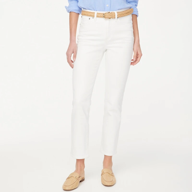 Tall essential straight white jean all-day stretch