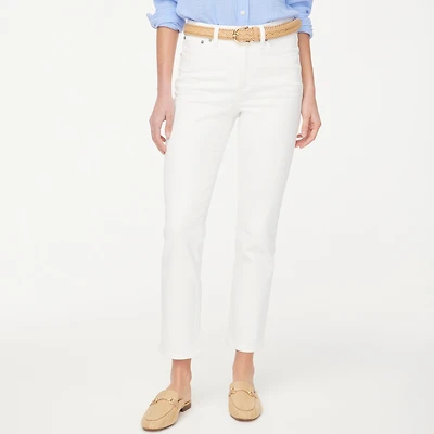 Tall essential straight white jean all-day stretch