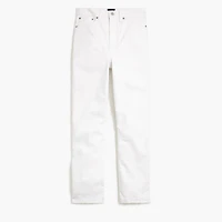 Petite white stovepipe straight jean in signature stretch+