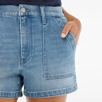 Utility denim short