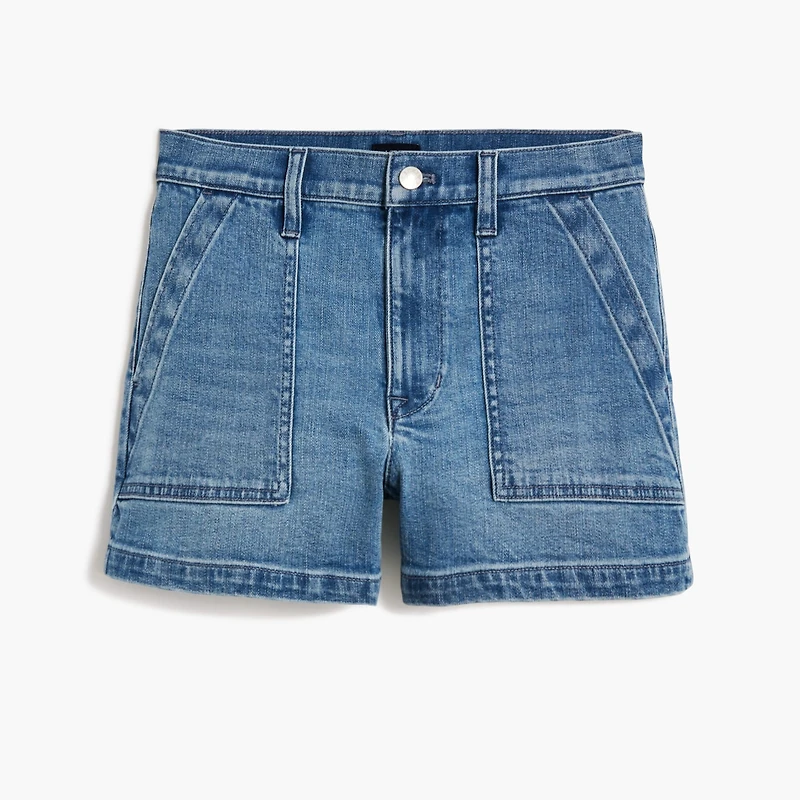 Utility denim short