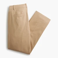 Kallie stretch linen-blend straight-leg pant
