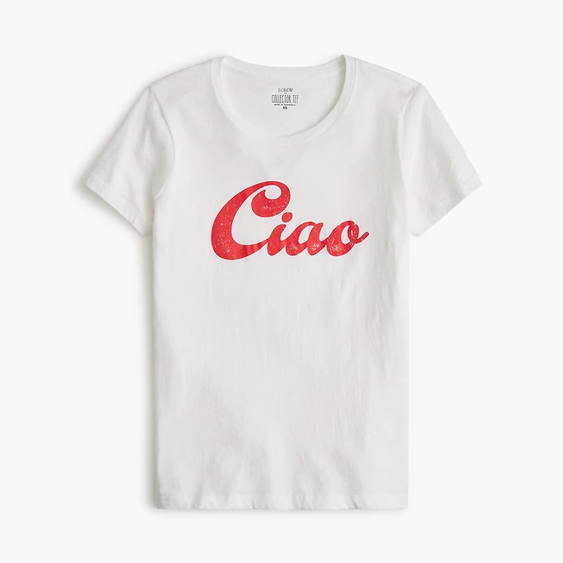 "Ciao" graphic collector's tee