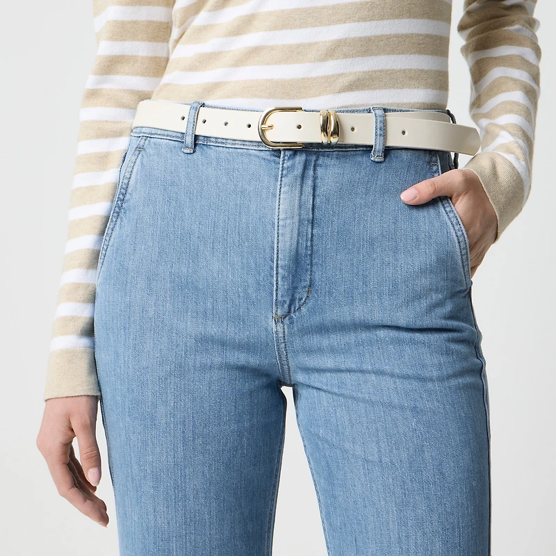 Drapey denim trouser