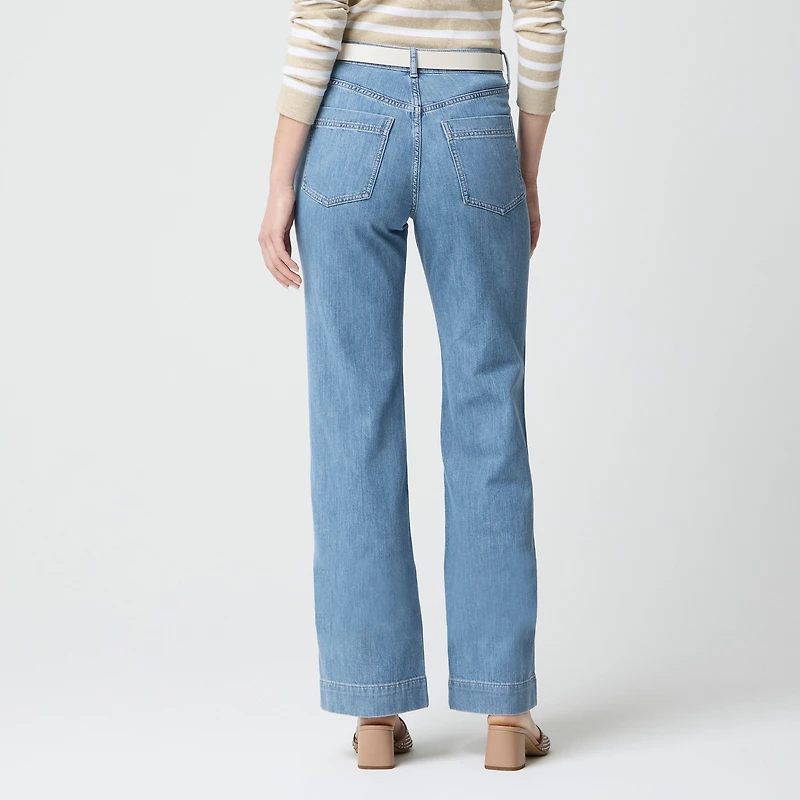 Drapey denim trouser