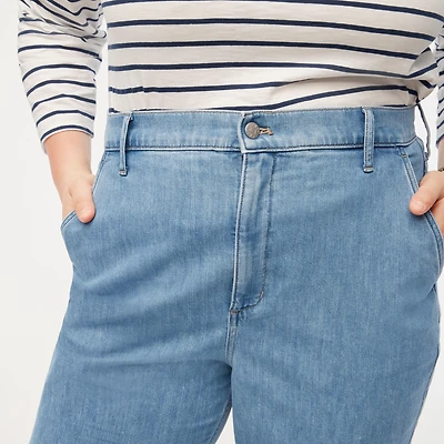 Drapey denim trouser