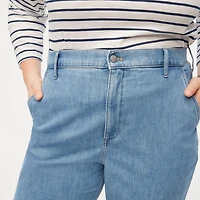 Drapey denim trouser