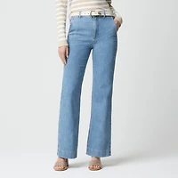 Drapey denim trouser