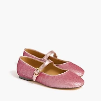 Girls' sequin Mary Jane flats