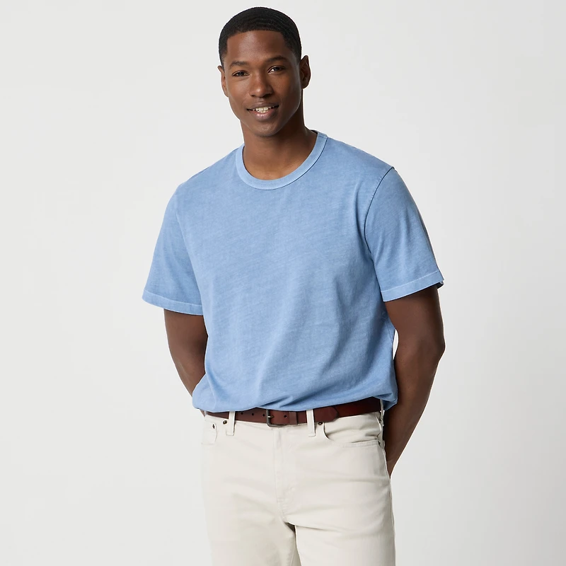 Garment-dyed tee