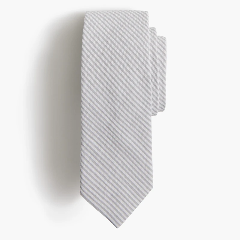 Seersucker tie