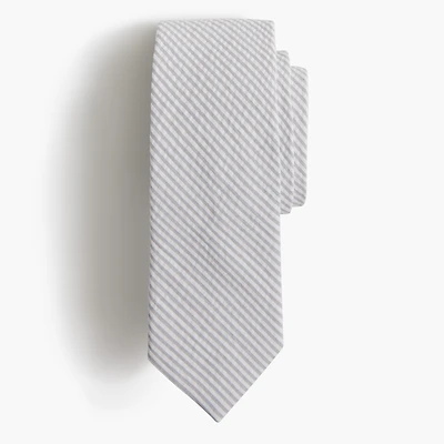 Seersucker tie
