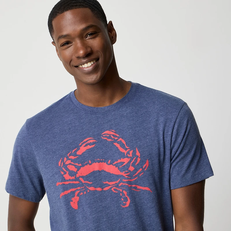 Crab graphic tee