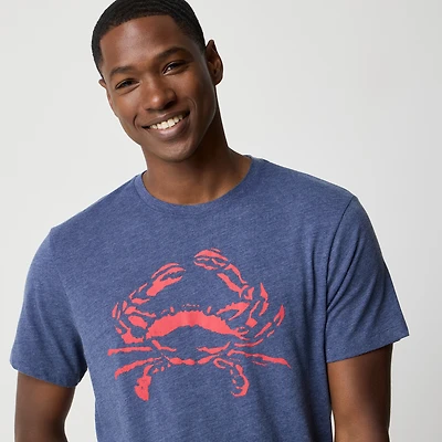 Crab graphic tee