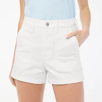 utility denim short