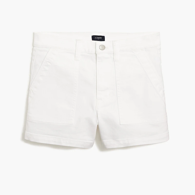 utility denim short