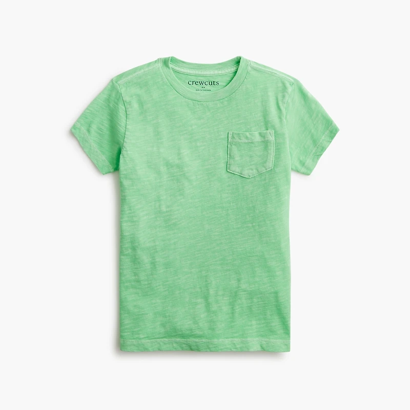 Boys' short-sleeve garment-dyed tee