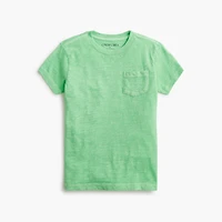 Boys' short-sleeve garment-dyed tee