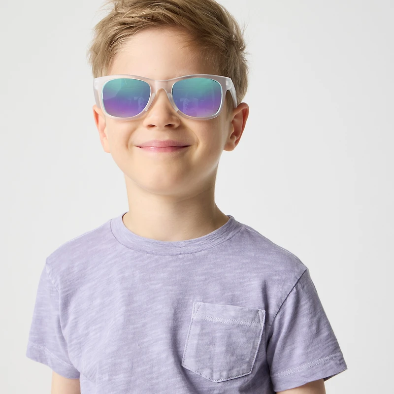 Boys' short-sleeve garment-dyed tee