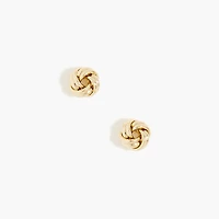 Knot stud earrings