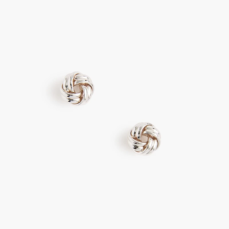 Knot stud earrings