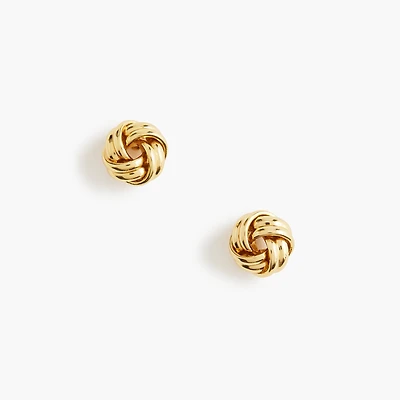 Knot stud earrings