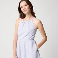 Strappy seersucker dress