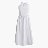 Strappy seersucker dress