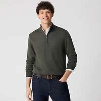 Merino wool-blend quarter-zip