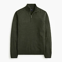 Merino wool-blend quarter-zip