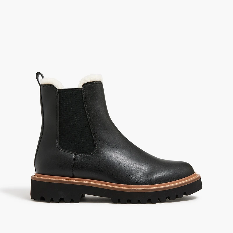 Lug-sole Chelsea boots