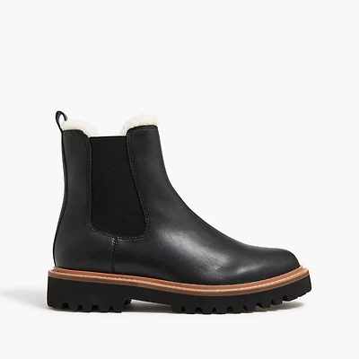 Lug-sole Chelsea boots