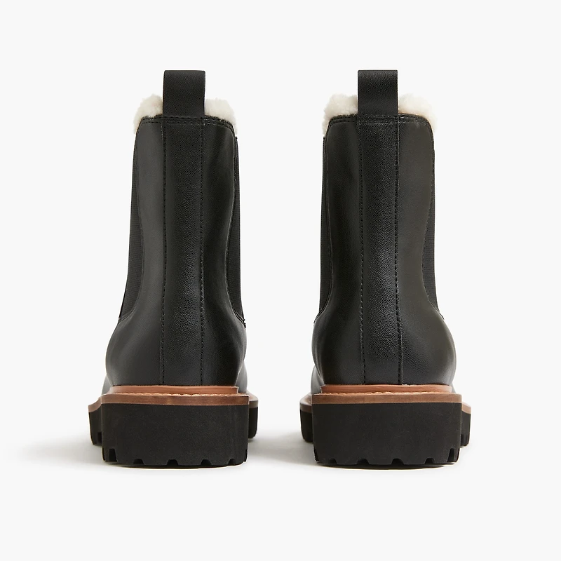 Lug-sole Chelsea boots