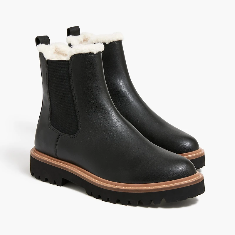 Lug-sole Chelsea boots