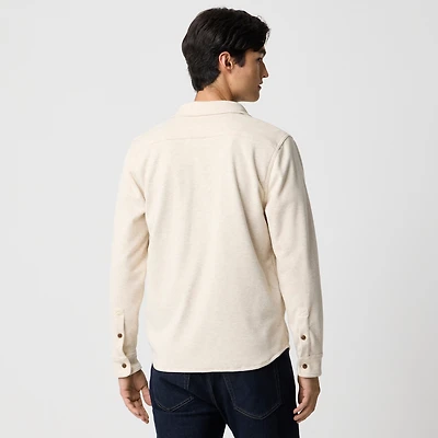 Double-knit work shirt